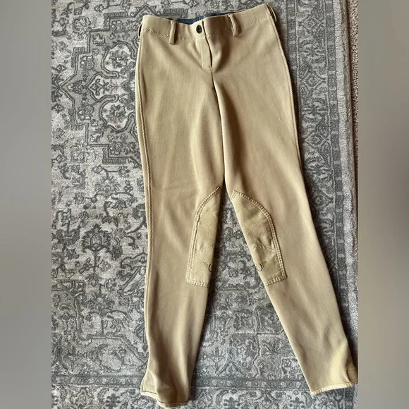 TuffRider Ribbed Riding Breeches - Picture 2 of 7